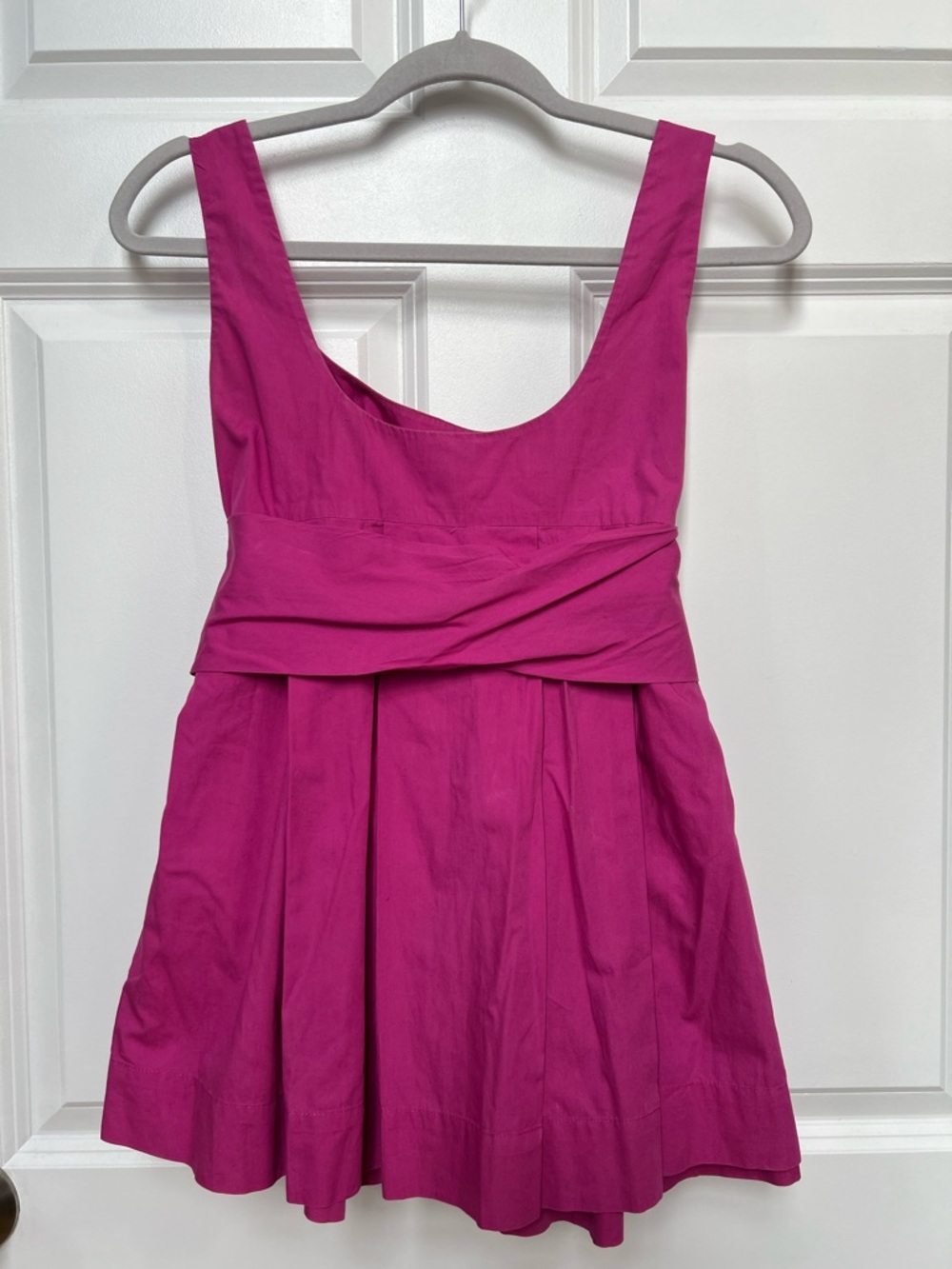 Odille (from Anthropologie) Bright Fuchsia Ballerina Top